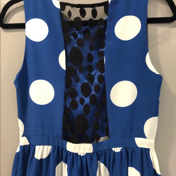 Gracia polka dot high low dress - Picture 3 of 4